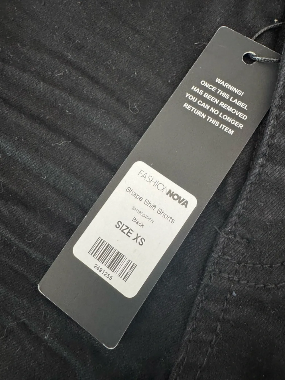 Lot of Two Fashion Nova Black Shorts‎